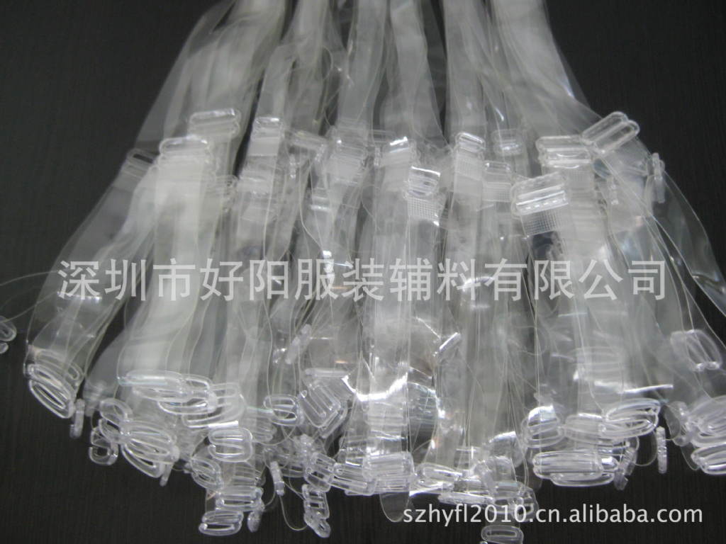 供应高透明TPU肩带透明肩带文胸肩带 新款服装用具文胸肩带