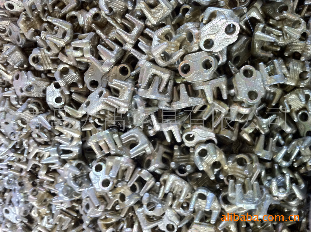 厂家供应高品质德标玛钢DIN741卡头 玛钢铸造卡头 M14钢丝绳卡头