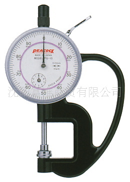 供应日本PEACOCK孔雀纸张厚度计PG-10(图)