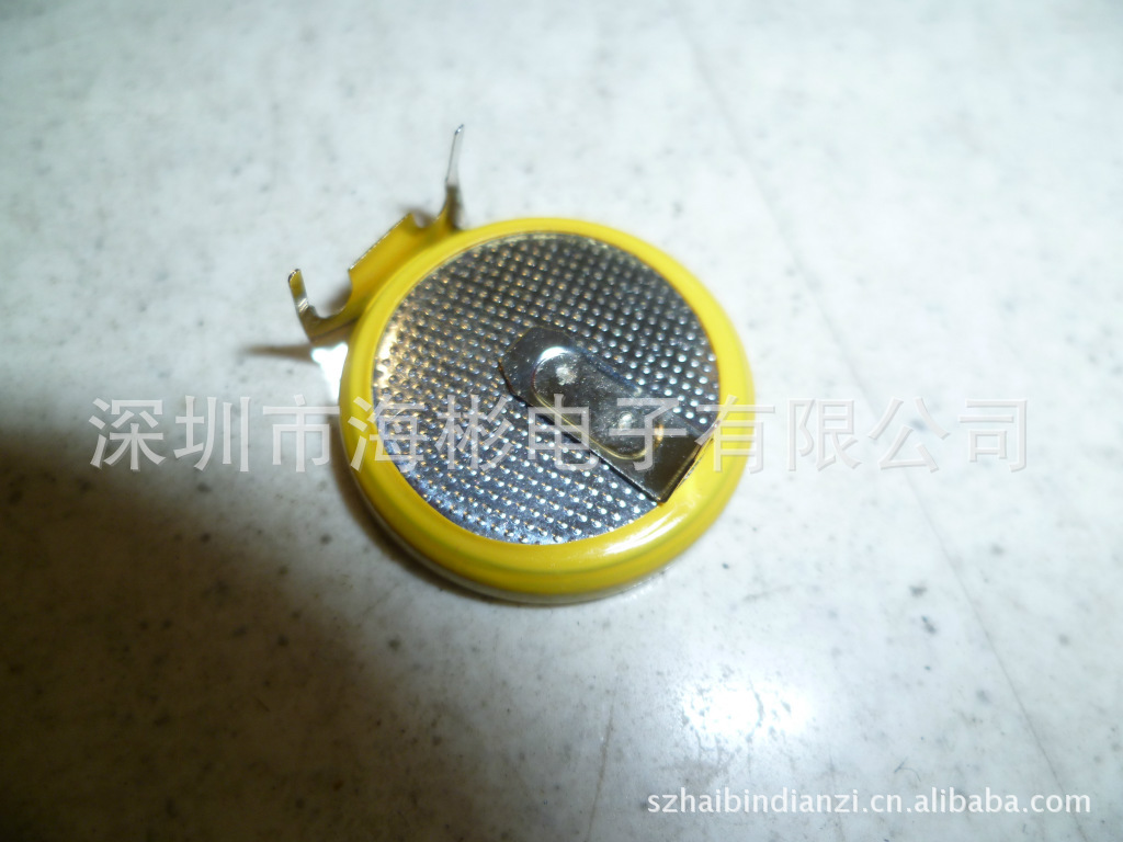 厂家供应焊脚电池  如图CR2032焊脚电池 3v