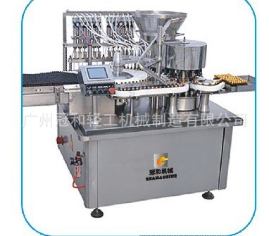 高速口服液压盖机械瓶装智能全自动分装精准精密灌封罐装