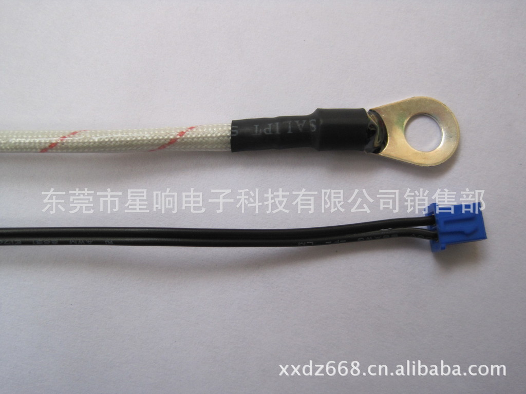 专业生产 电保护测控仪用的NTC温度传感器/热敏电阻（阻值100K）