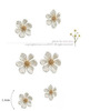 Accessory, fresh elegant refreshing hypoallergenic earrings, Korean style