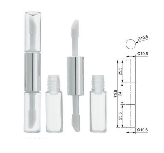 PETG 双头唇彩管/唇彩瓶