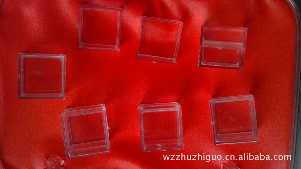 小工具盒，中药粉剂盒，电子元件盒，四方形小透明盒元器件