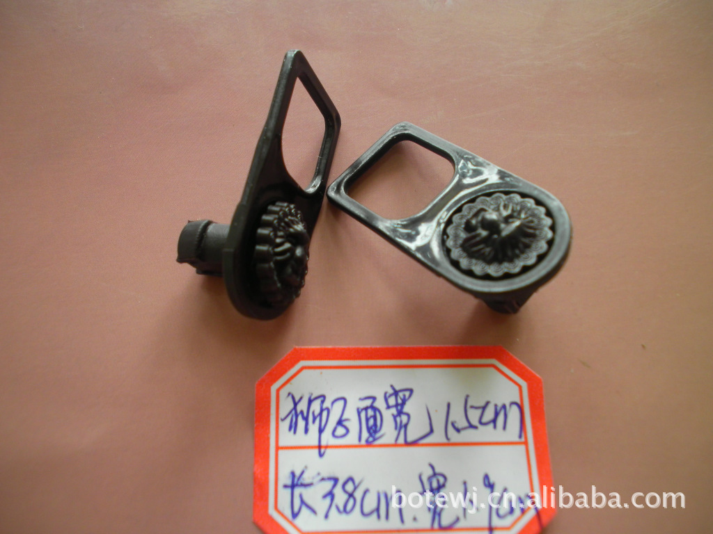 厂家批发狮子头扣五金工艺礼品配件定制复古风格金属拉环酒盒拉手