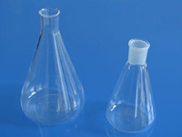 厂家直销教学实验器材耗材100毫升石英玻璃三角烧瓶锥形瓶三角瓶