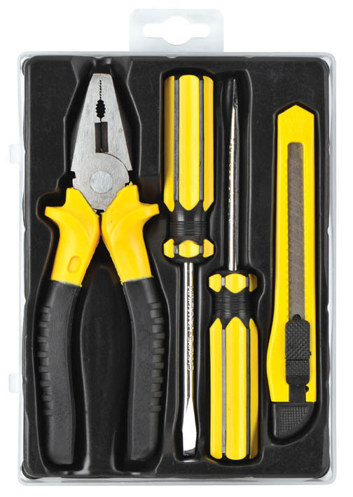 德普斯威5件透明盒家用商务组套工具，组合工具，家用套装，五金