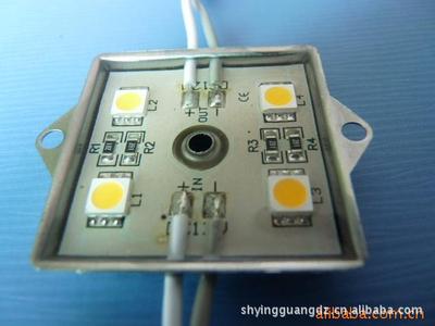 LED贴片模组5050-4灯防水方形模组5050模组|ms