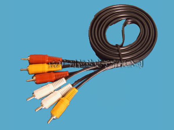 AV音视频线 1.5米6头线