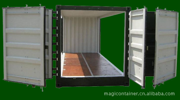 20尺三面全门集装箱特种集装箱设备箱散货集装箱定 制出口集装箱