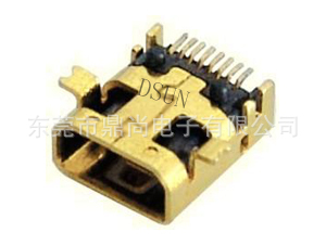 供应MINI 5PIN/MINI 8PIN/MINI 10PIN USB 插座