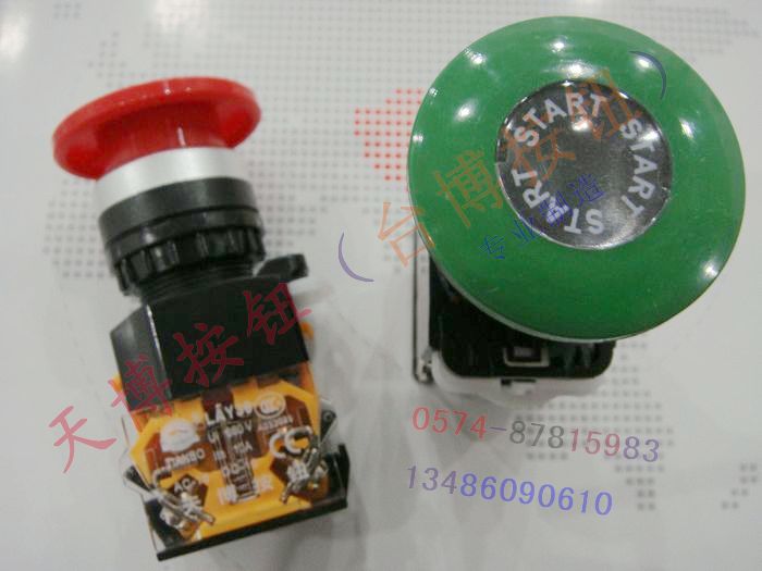  天博按钮LAY39C-11M 上海台博 一般蘑菇钮