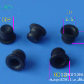 直径10mm孔橡胶塞 橡胶塞 医用橡胶塞 耐高温橡胶塞