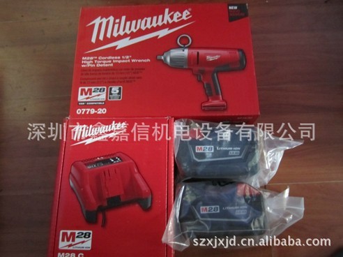 特价现货 批发美国 米沃奇MILWAUKEE 工业级充电冲击扳手 0779-20