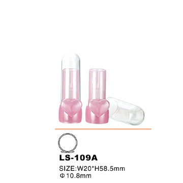 （厂家直销）供应化妆瓶 桃心口红管LS-109A