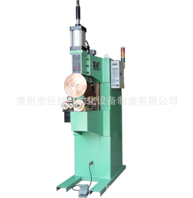 【巨能】设计制造不锈钢波纹管大小轮缝焊机 气动波纹管缝焊机