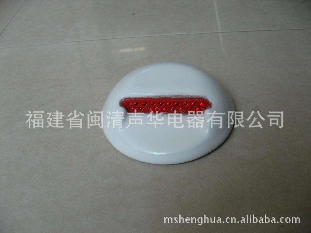 4英寸十九珠红色反光陶瓷道钉，市政交通管制标识，防滑防撞