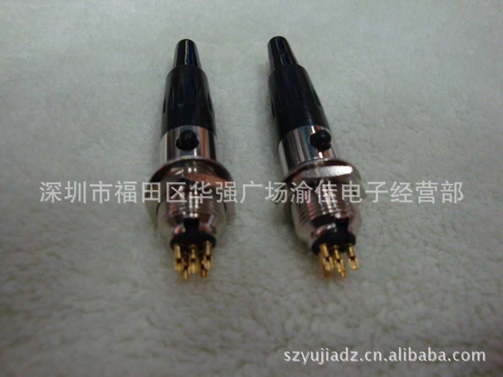 迷你5芯卡龙插头插座 5芯卡侬插头插座 MINI 5P音响插头插座