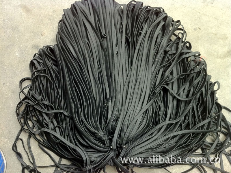 厂家直销1CM 一公分扁皮弹力绳 扁带 松紧带 松紧绳 扁松紧|ms