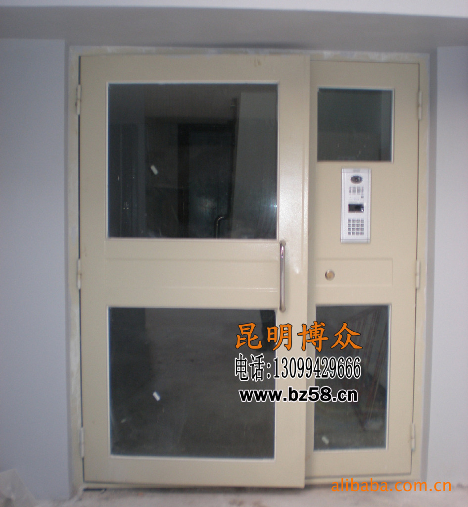 云南地区厂家供应单元门 单元门制作 小区入户门 刷卡电子门-阿里巴巴