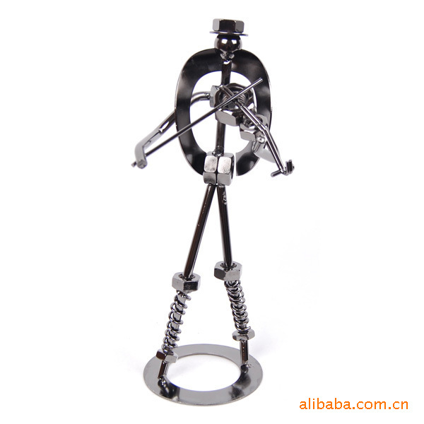 Creative metal violin for home use