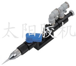 嵊州市太阳胶机厂家供应C型机用顶针式高精度胶枪/涂胶机工装配套