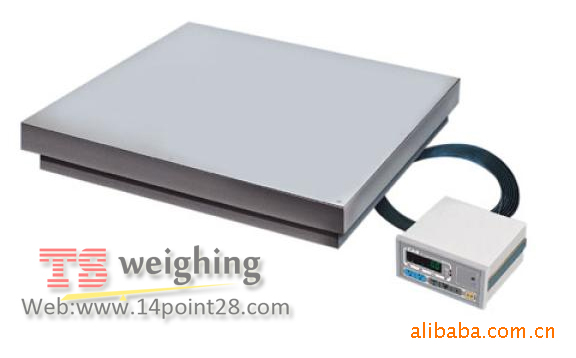 韩国CAS 碳钢秤体 防滑花纹台面 电子地磅 工厂平台秤