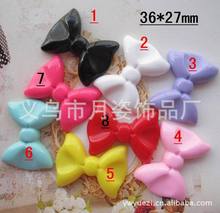 树脂配件 DIY 手机美容挂件耳饰材料树脂配件 蝴蝶结