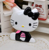 Resin, doll with accessories, black posture corrector, mobile phone with bow