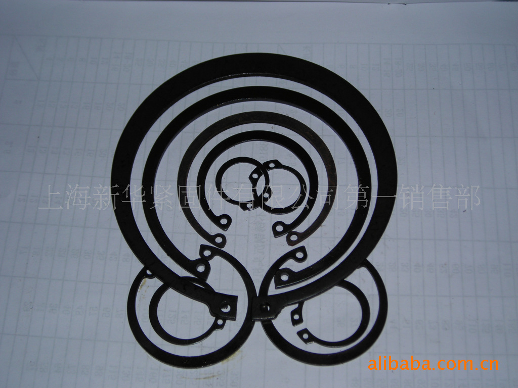 供应钢丝挡圈 锁紧挡圈 C型卡簧 内外齿垫片 轴用锁圈 弹簧卡片