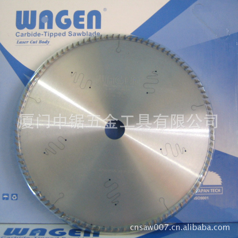 进口铝合金锯片、WAGEN和源铝型材、铝合金45度斜切、305*100齿