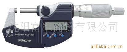 日本MITUTOYO三丰标准型防水电子外径千分尺