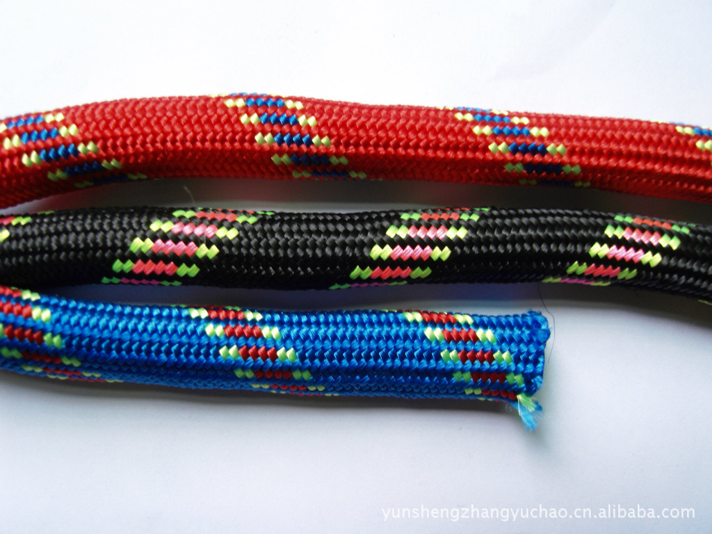 润生6\8\10\12\14mm48组间点粗圆PP绳\牵引\宠物绳\再生\有光涤纶