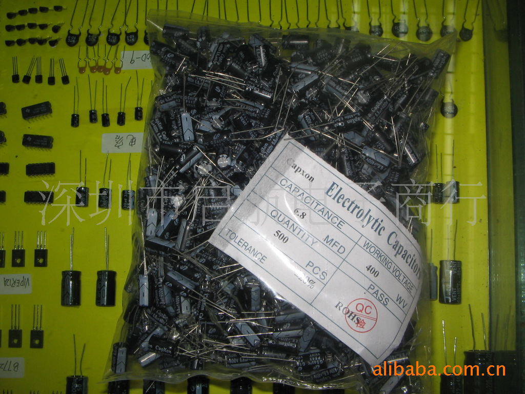 JWCO 6.8UF400V  铝电解电容 10*13/10*17