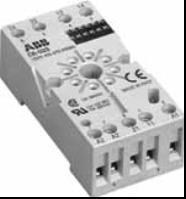 ABB(插拔式)接口继电器底座CR-U2S