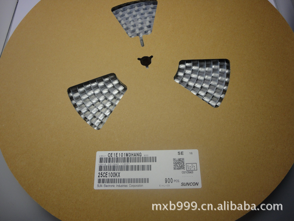 供应日本SUNCON贴片电容25CE100KX