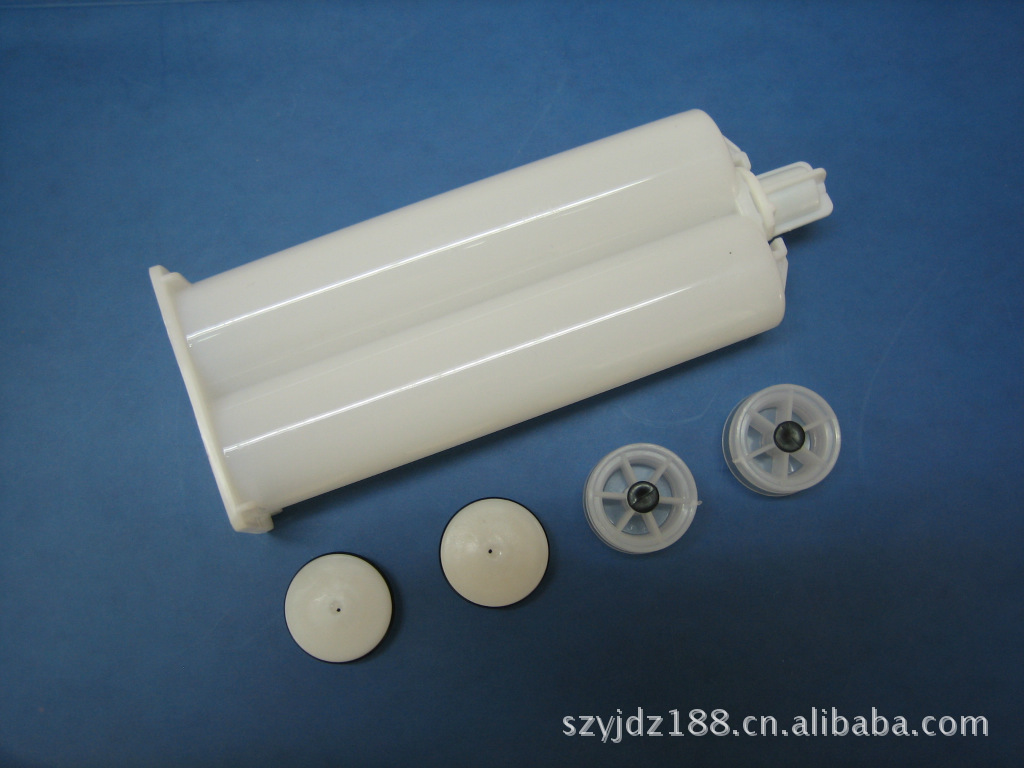 供应批发点胶AB胶筒 双液胶管 AB针筒50ML