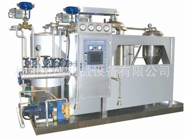 连续薄膜熬糖机,真空连续薄膜熬糖锅,超低温双薄膜连续熬煮锅