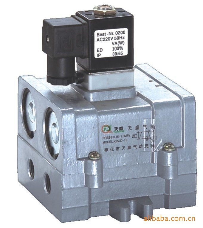 宁波天盛气动二位五通截止阀TSPCK25JD-6-8-10-15