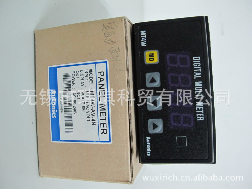 现货供应Autonics奥托尼克斯面板表MT4W-AV-4N