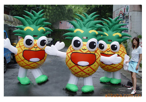 低价供应广告卡通 活动卡通 行走卡通 卡通气模  可印LOGO可定制