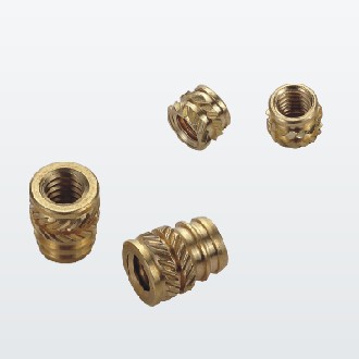 铜螺母,螺母,塑胶螺母,塑胶嵌入螺母 IUB-M6-1