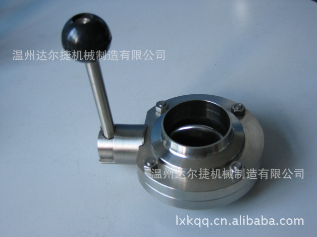 卫生级快装蝶阀  SMS/DIN/ISO  标准蝶阀   Butterfly valve