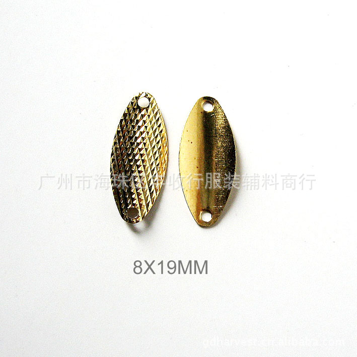 各种新款表面切花铜制饰品配件 金属亮片 金属珠片 手钉珠片