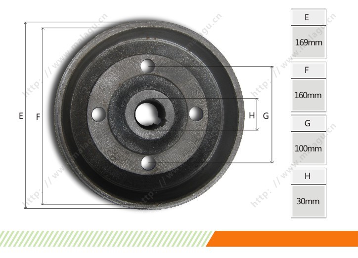 阿裡msc-64340小號4孔剎車鍋160#-2