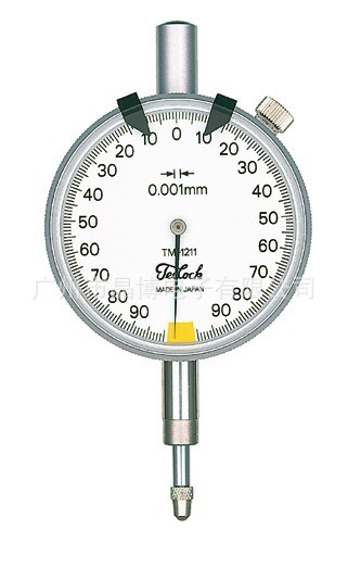 日本得乐(TECLOCK)千分表TM-1211高精度测厚公制精密机械表