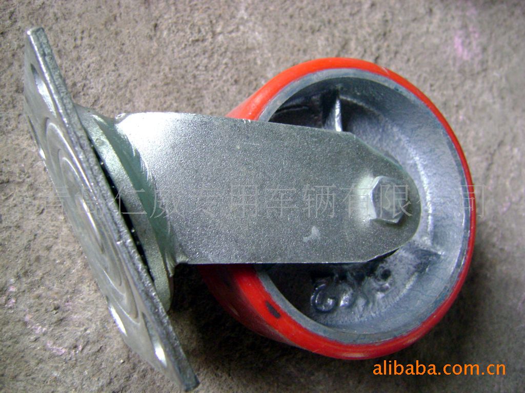 供应5寸铸铁脚轮 重型脚轮 PU铸铁脚轮(图)