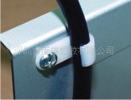厂家供应 尼龙环保电线压线夹 塑胶压线夹 固定塑料电缆线夹