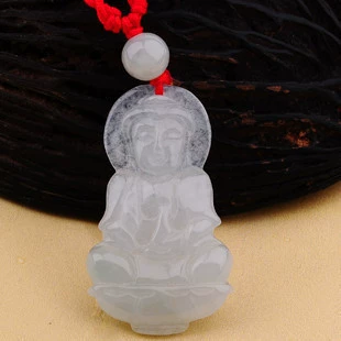 Emerald Tieguanyin tea jade, pendant